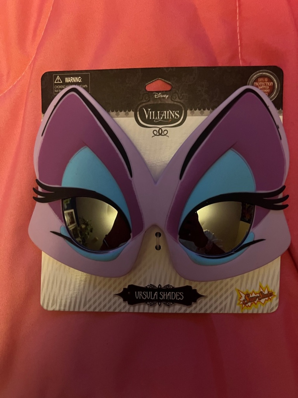 Disney Ursula-Inspired Novelty Sunglasses - Purple Aqua Halloween Costume Party